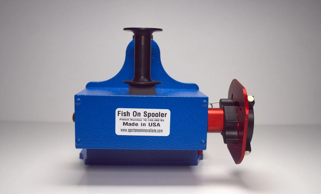 Fish On Spooler BWS Big Water Series Bronze Package – Heavy-Duty Fishing Line Spooler