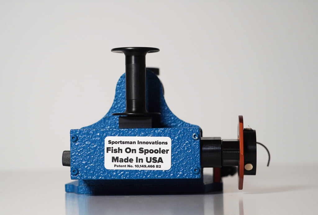 Fish On Spooler PRO Gold Package – Ultimate Fishing Line Spooler & Stripper